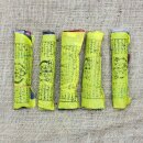 Tibetan prayer flags - 30 cm wide - black lettering - 5 reel set