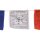 Tibetan prayer flags - 10 cm wide - black lettering - 02 - 5 reel set - Cotton