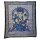 Bedcover - decorative cloth - Ganesha - blue - 83x93in