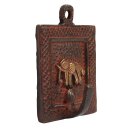 Coathook - Elephant - Brass - red