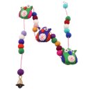 Decorative chain - garland - felt - owls 01