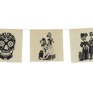 Prayer Flag - Dia de Muertos - Dance of the Dead -...