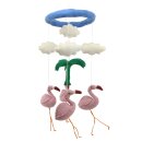 Mobile - Filz - Flamingo und Palme