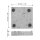 Untersetzer aus Travertin 10x10 cm - Vintage Look - Modell 20