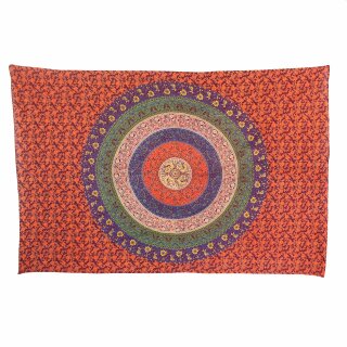 Meditationsdecke - Tagesdecke - Wandtuch - Mandala - Muster 09 - 135x210cm