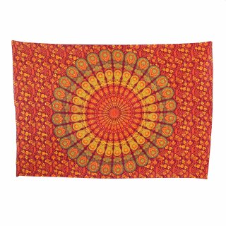 Meditationsdecke - Tagesdecke - Wandtuch - Mandala - Muster 11 - 135x210cm