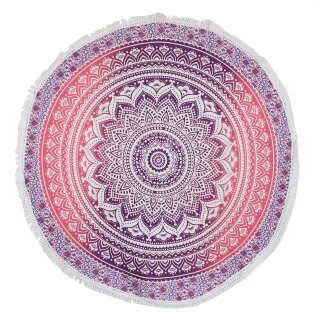 Meditationsdecke - Tagesdecke - runde Tischdecke -...