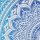Bedcover - decorative cloth - round tablecoth - Mandala - Pattern 03 - 52in