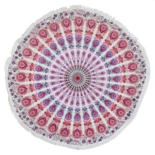 Meditationsdecke - Tagesdecke - runde Tischdecke -...