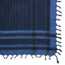Kufiya - blue-dark blue - black - Shemagh - Arafat scarf