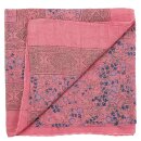 Baumwolltuch - Indisches Muster 1 - rosa - quadratisches Tuch