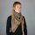 Cotton scarf - Indian pattern 1 - brown - squared kerchief