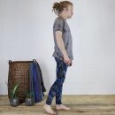 Leggings - Batik - Bamboo - blau - braun