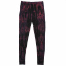 Leggings - Batik - Bamboo - black - purple-burgundy