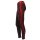 Leggings - Batik - Bamboo - schwarz - rot-kirschrot