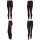 Leggings - Batik - Bamboo - schwarz - rot-kirschrot