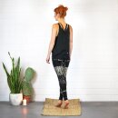 Leggings - Batik - Birch - schwarz - braun-beigebraun