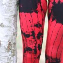 Leggings - Batik - Birch - schwarz - rot-kirschrot