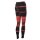 Leggings - Batik - Birch - schwarz - rot-burgund