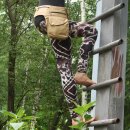 Leggings - Batik - Diamond - braun - schwarz - weiß