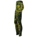 Leggings - Batik - Landscape - black - yellow green