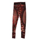 Leggings - Batik - Sun - rot