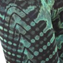 Leggings - Batik - Sun - schwarz - grün-blau