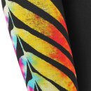 Leggings - Batik - Leaf - schwarz - bunt