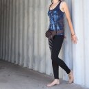 Leggings - Batik - Leaf - black - blue - brown