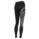 Leggings - Batik - Leaf - black - blue - brown