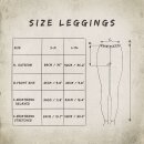 Leggings - Batik - Leaf - black - blue - brown