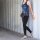 Leggings - Batik - Leaf - black - blue - brown