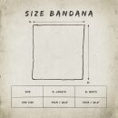 Bandana Scarf - Berlin icons white - black - squared neckerchief