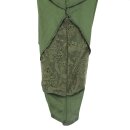 Leggings - 3/4 Capri mit Spitze - grün-oliv - one size - Jersey
