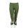 Leggings - 3/4 Capri mit Spitze - grün-oliv - one size - Jersey
