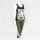 Leggings - 3/4 Capri mit Spitze - grün-oliv - one size - Jersey