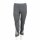 Leggings - 3/4 capri with lace - gray - one size - jersey