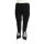 Leggings - 3/4 Capri mit Spitze - schwarz - one size - Jersey