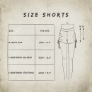 Gathered shorts - hot pants - panties - brown-light brown - one size - jersey