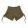 Shorts mit Raffung - Hotpants - Pantys - braun-hellbraun - one size - Jersey