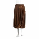 Harem pants - bloomers - harem pants - Aladdin pants - brown-maroon - cotton jersey