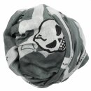 Cotton scarf - Berlin Friedrichshain black - white - grey - squared kerchief