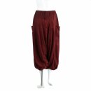 Harem pants - bloomers - harem pants - Aladdin pants - red-bordeaux - cotton jersey
