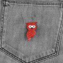 Pin - Owl - red - Badge