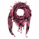 Kufiya - Skulls small pink - black - Shemagh - Arafat scarf