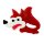 Pin - Renard - red