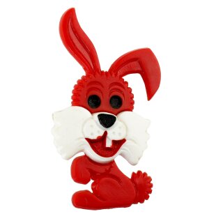 Pin - Bunny - red - Badge