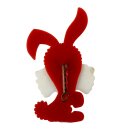 Anstecker - Hase - rot - DDR Anstecknadel