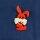 Pin - Bunny - red - Badge