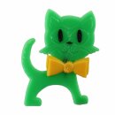 Anstecker - Katze - grün-gelb - DDR Anstecknadel